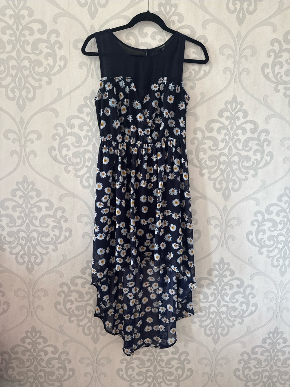 Daisy Print High-Low Dress